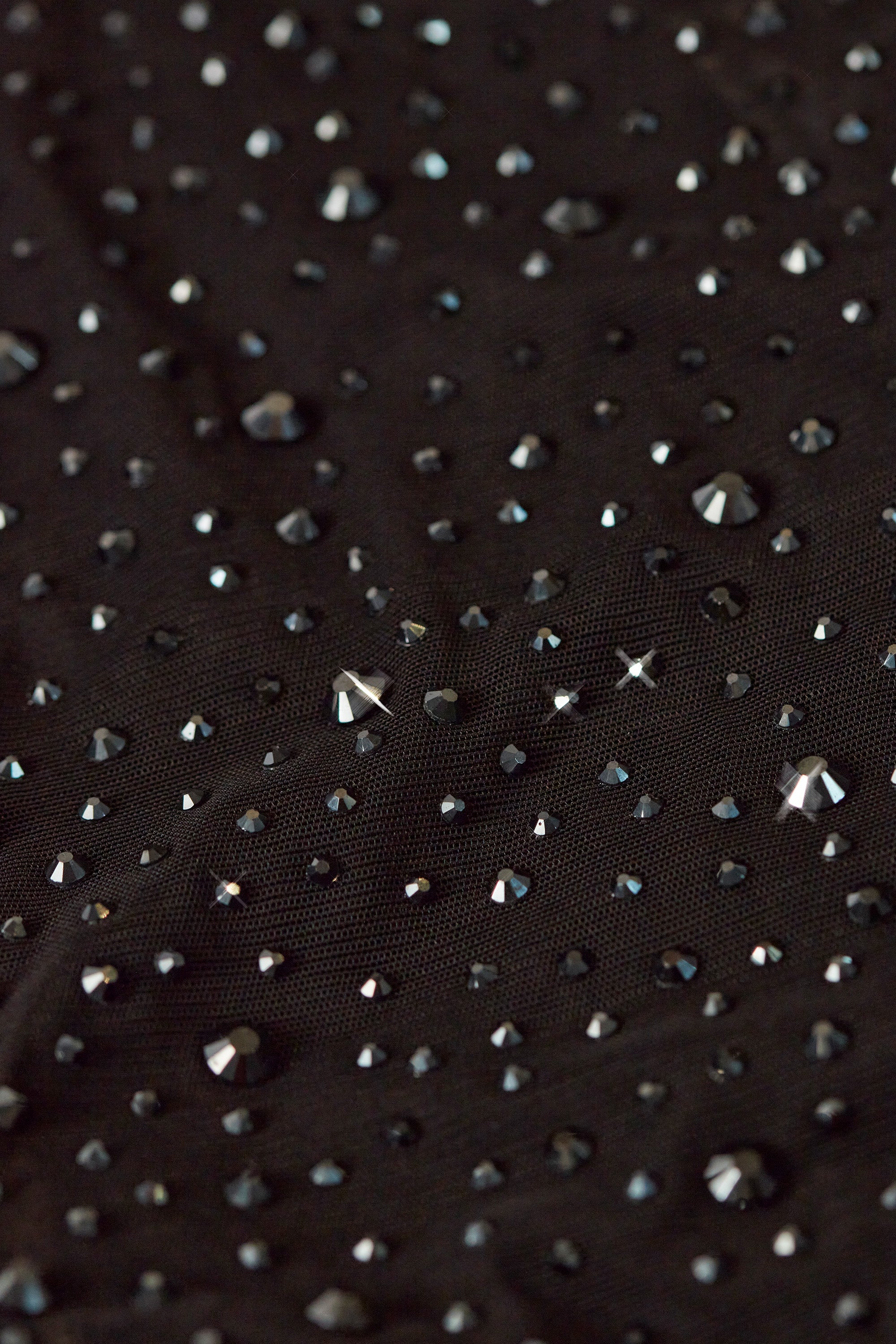 Embellished Lace-Up Off-Shoulder Mini Dress in Black