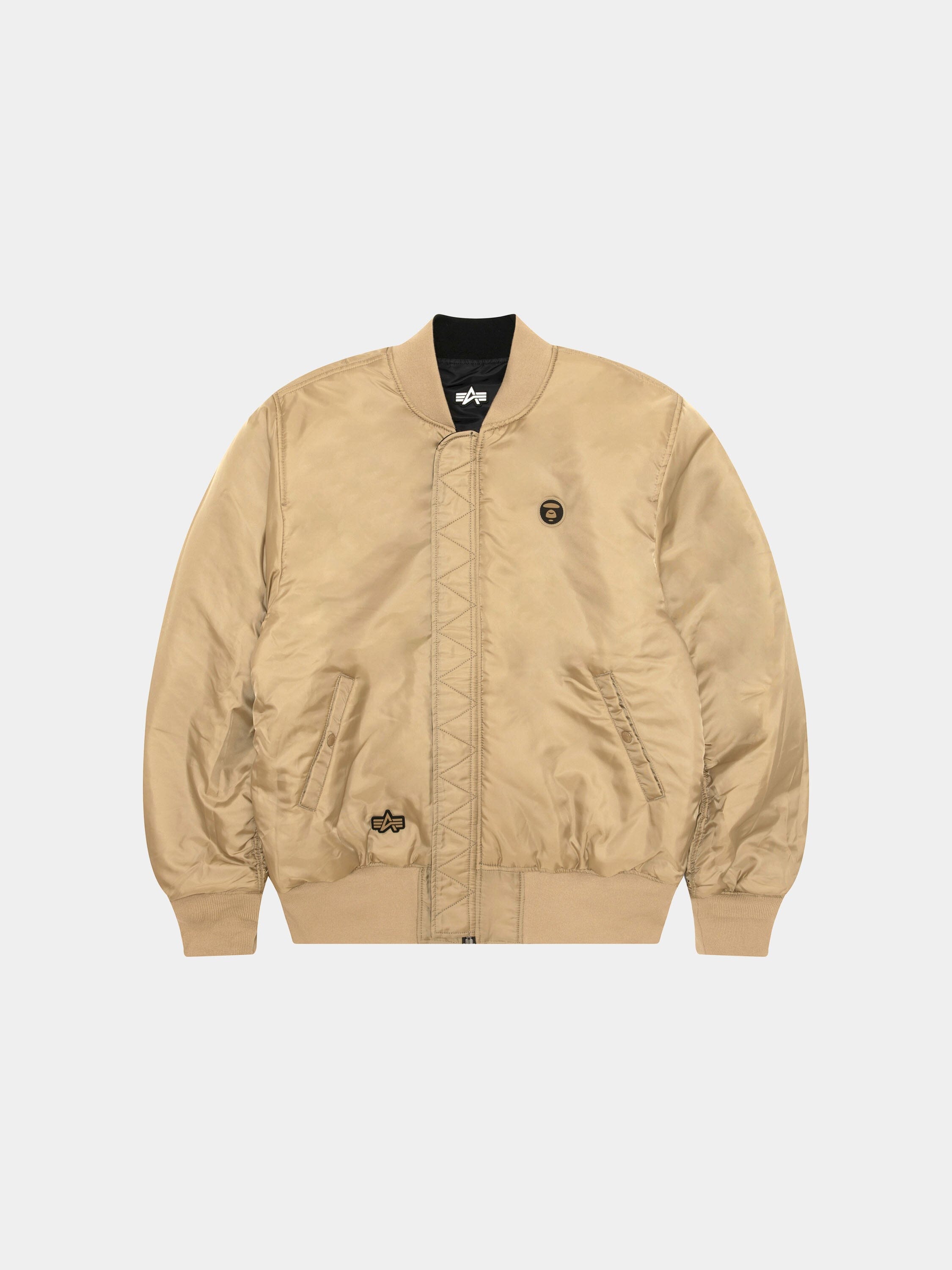 AAPE X ALPHA MA-1 BOMBER JACKET