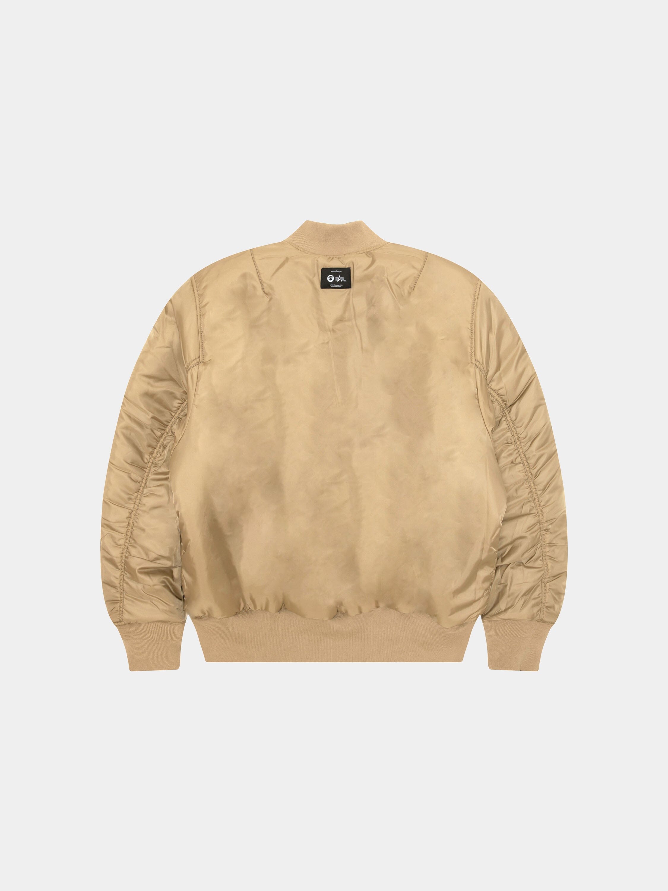AAPE X ALPHA MA-1 BOMBER JACKET