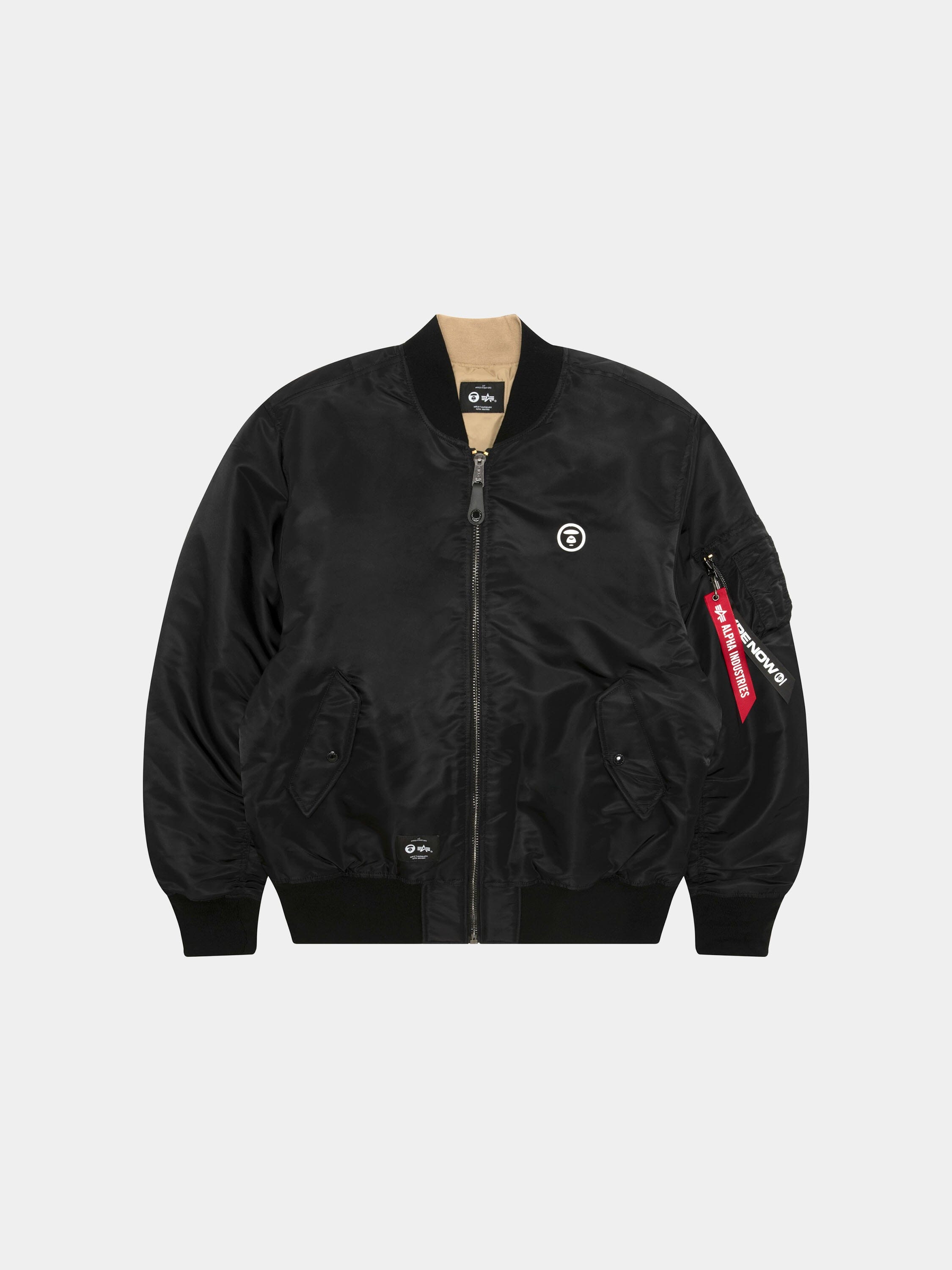 AAPE X ALPHA MA-1 BOMBER JACKET