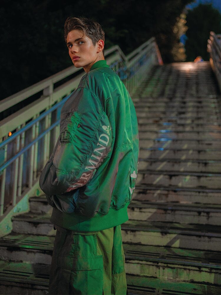 ALPHA X MASTERMIND MA-1 BOMBER JACKET