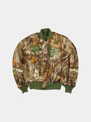ALPHA X NEW ERA X REALTREE CAMO MA-1 BOMBER JACKET