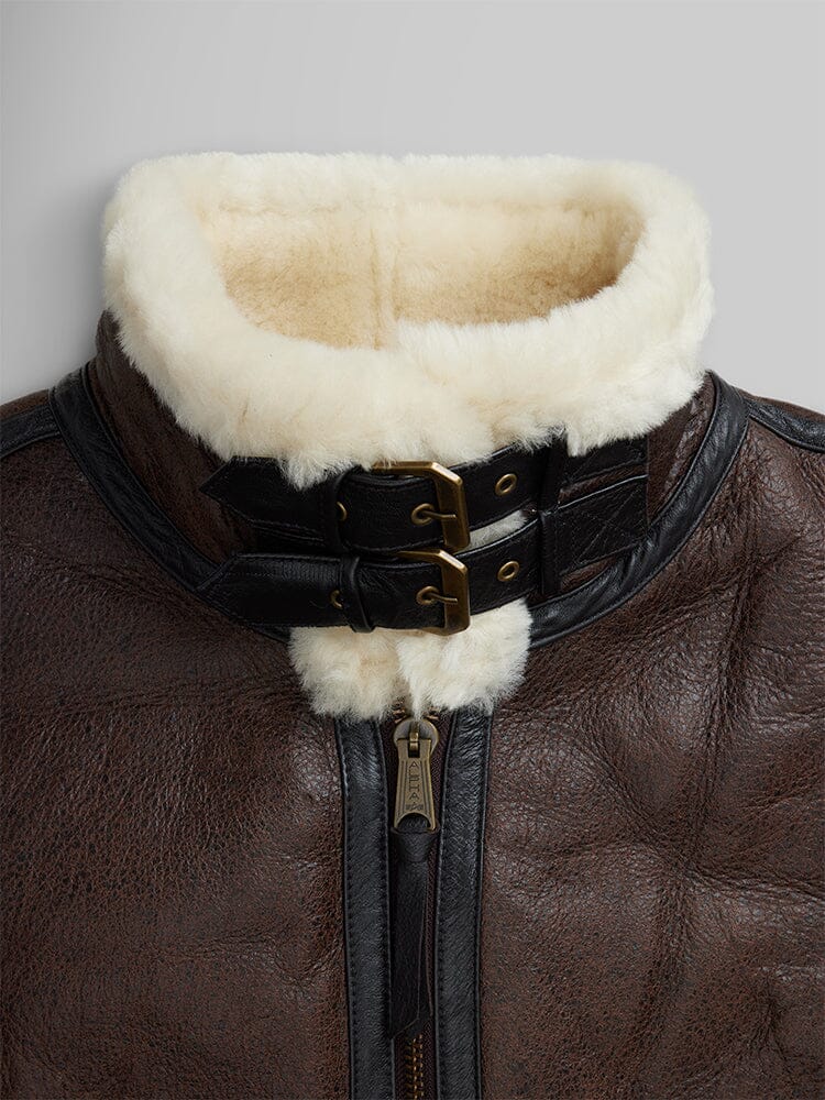 B-3 SHERPA LEATHER JACKET