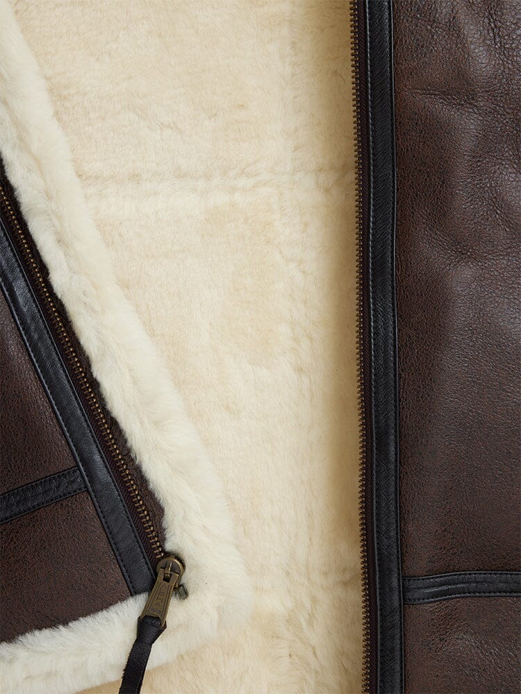 B-3 SHERPA LEATHER JACKET