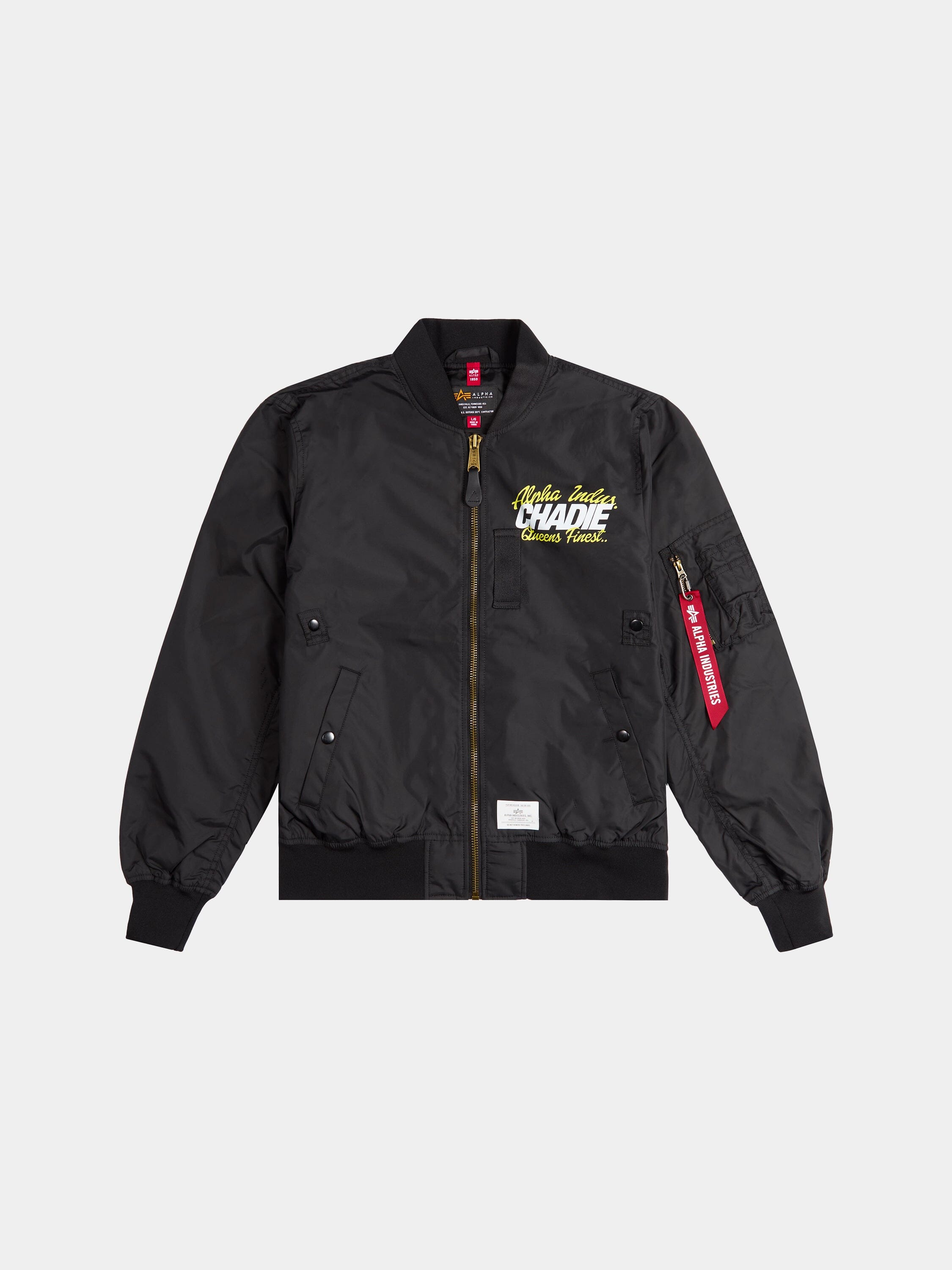 CHADIE X ALPHA NO GUTS NO GLORY L-2B FLIGHT JACKET