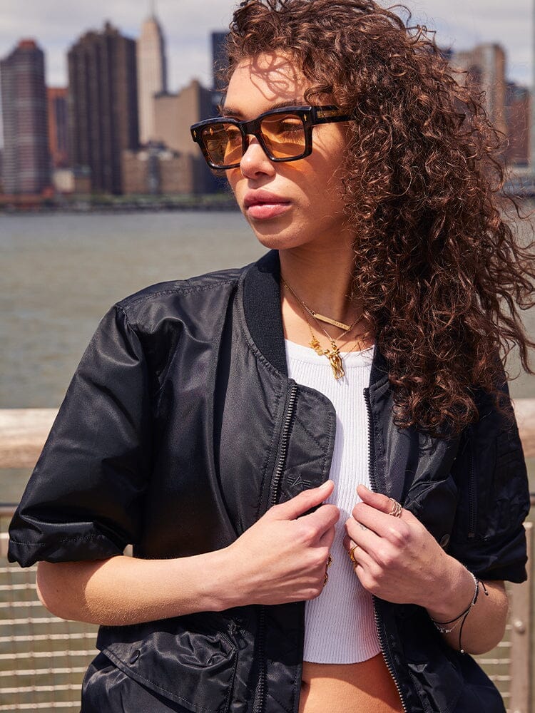 L-2B SHORT SLEEVE BOMBER JACKET