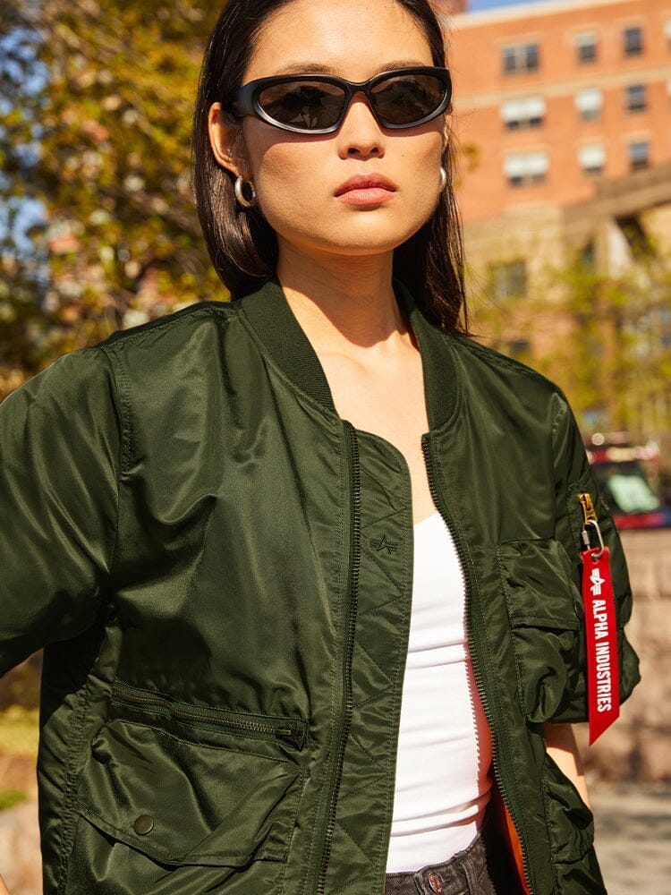 L-2B SHORT SLEEVE BOMBER JACKET