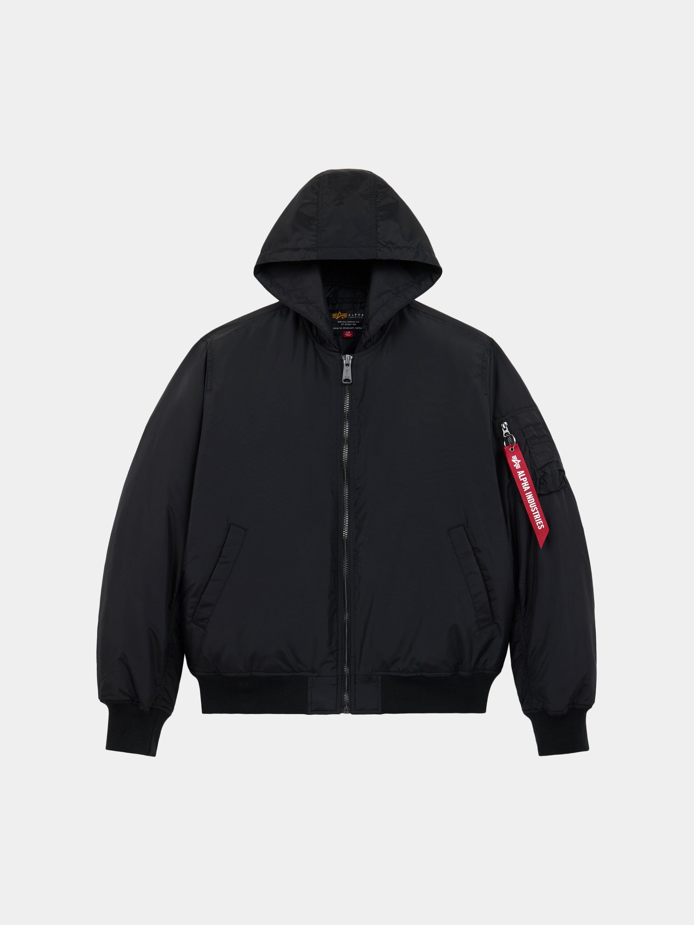 MA-1 HOODED OXFORD FLIGHT JACKET