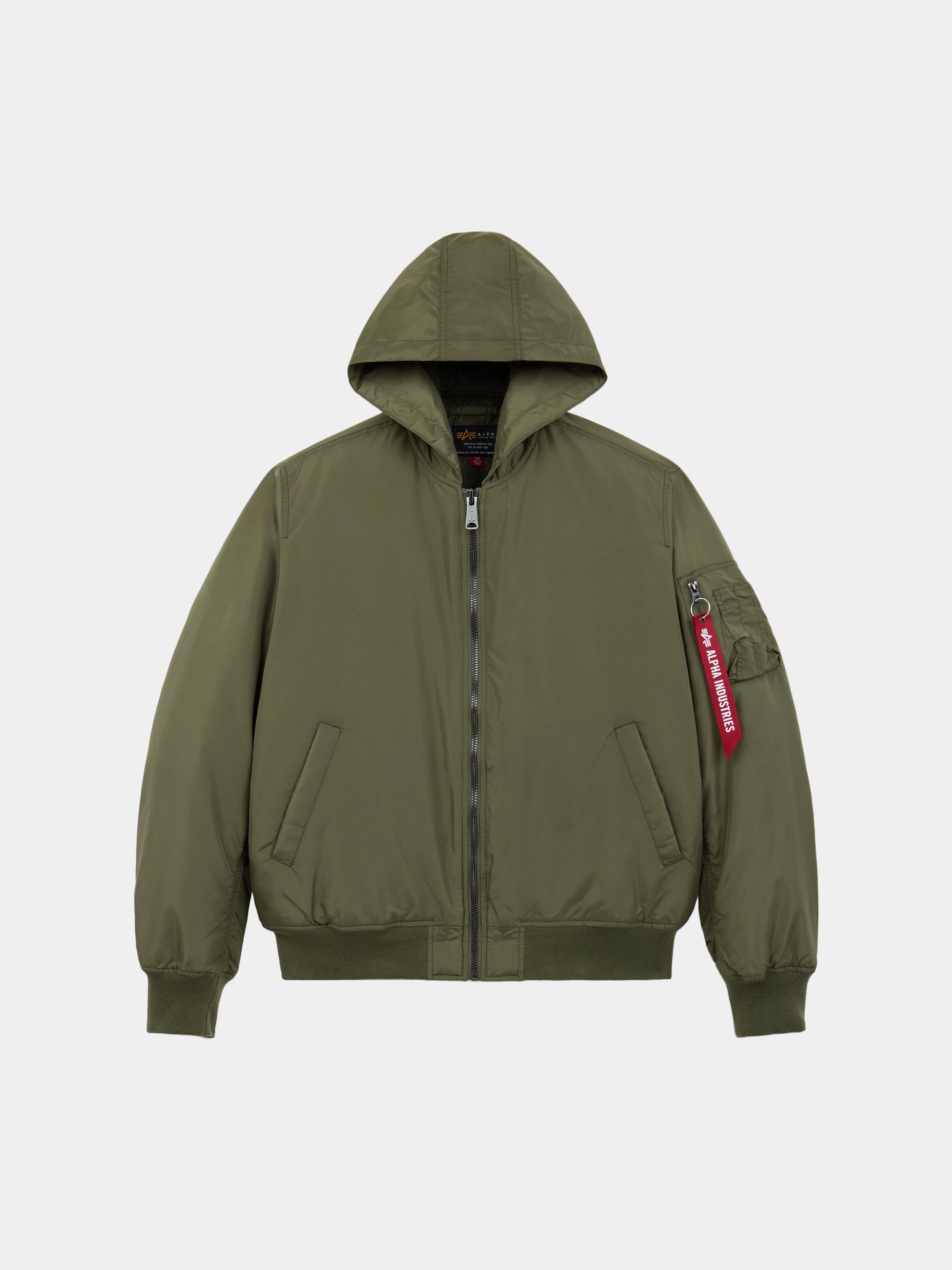 MA-1 HOODED OXFORD FLIGHT JACKET