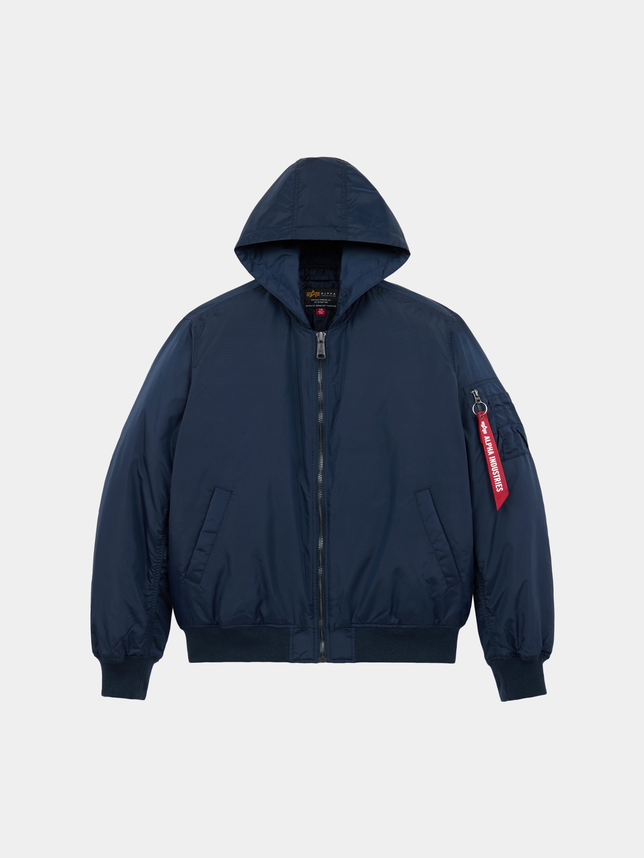 MA-1 HOODED OXFORD FLIGHT JACKET