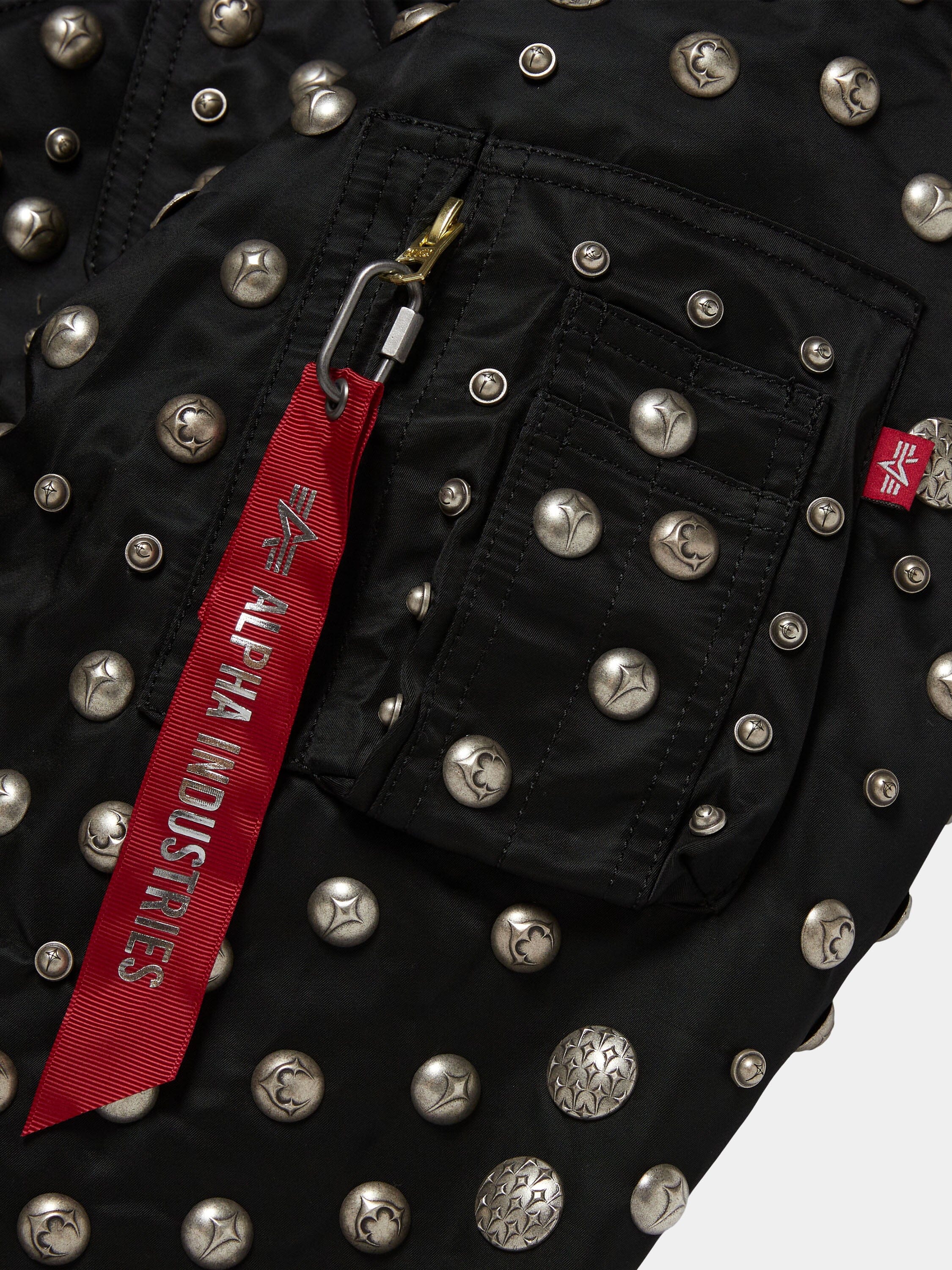 THUG CLUB X ALPHA CWU 45/P ALL OVER RIVET JACKET