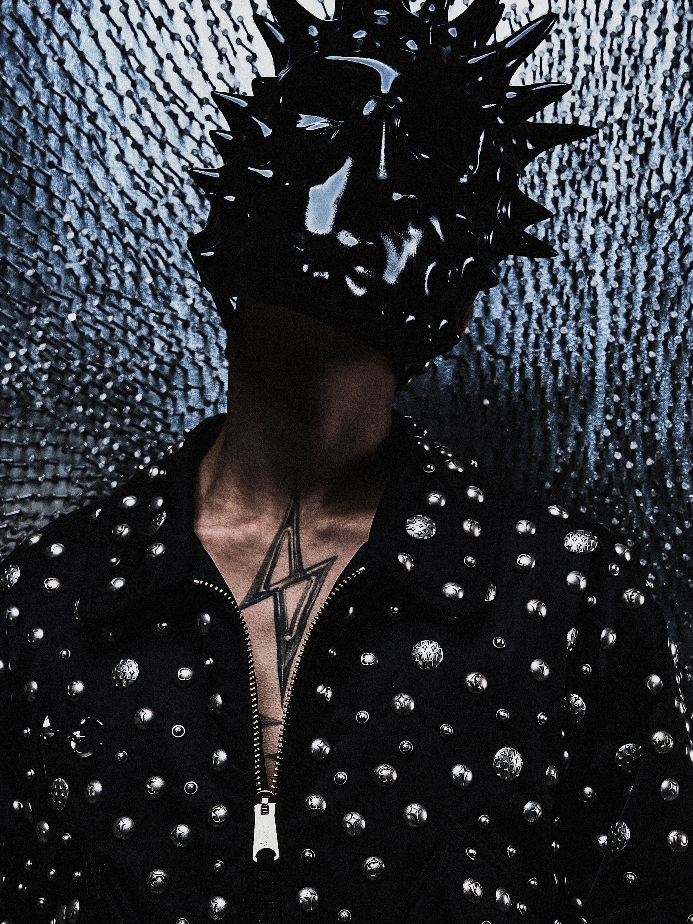 THUG CLUB X ALPHA CWU 45/P ALL OVER RIVET JACKET