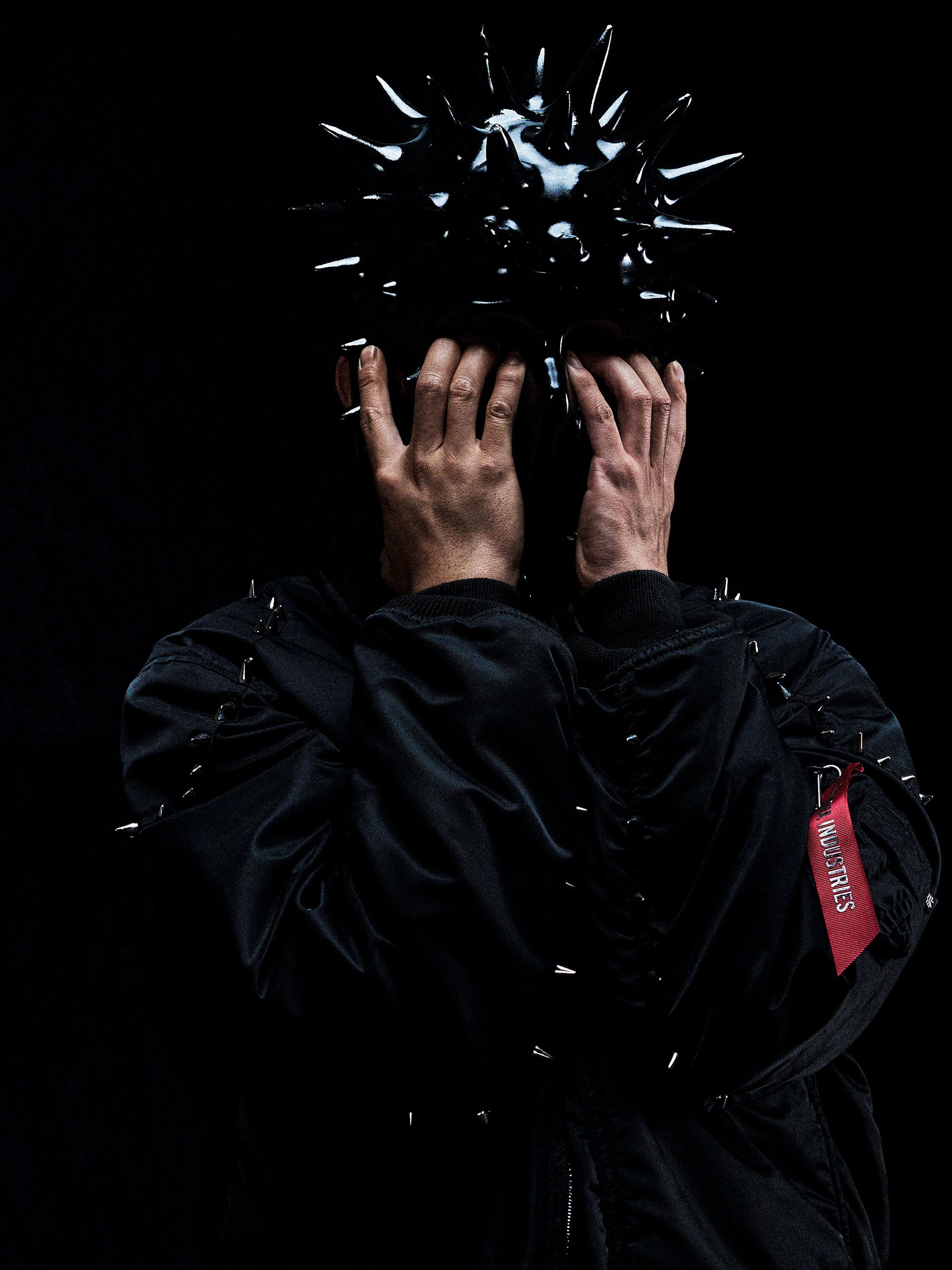 THUG CLUB X ALPHA CWU 45/P STUDDED JACKET